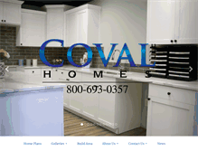 Tablet Screenshot of covalhomes.com